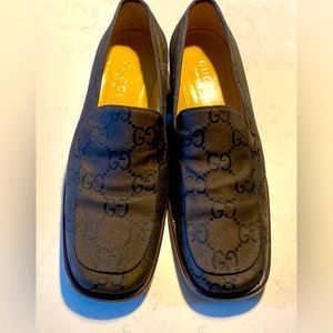 Gucci Monogram Loafers